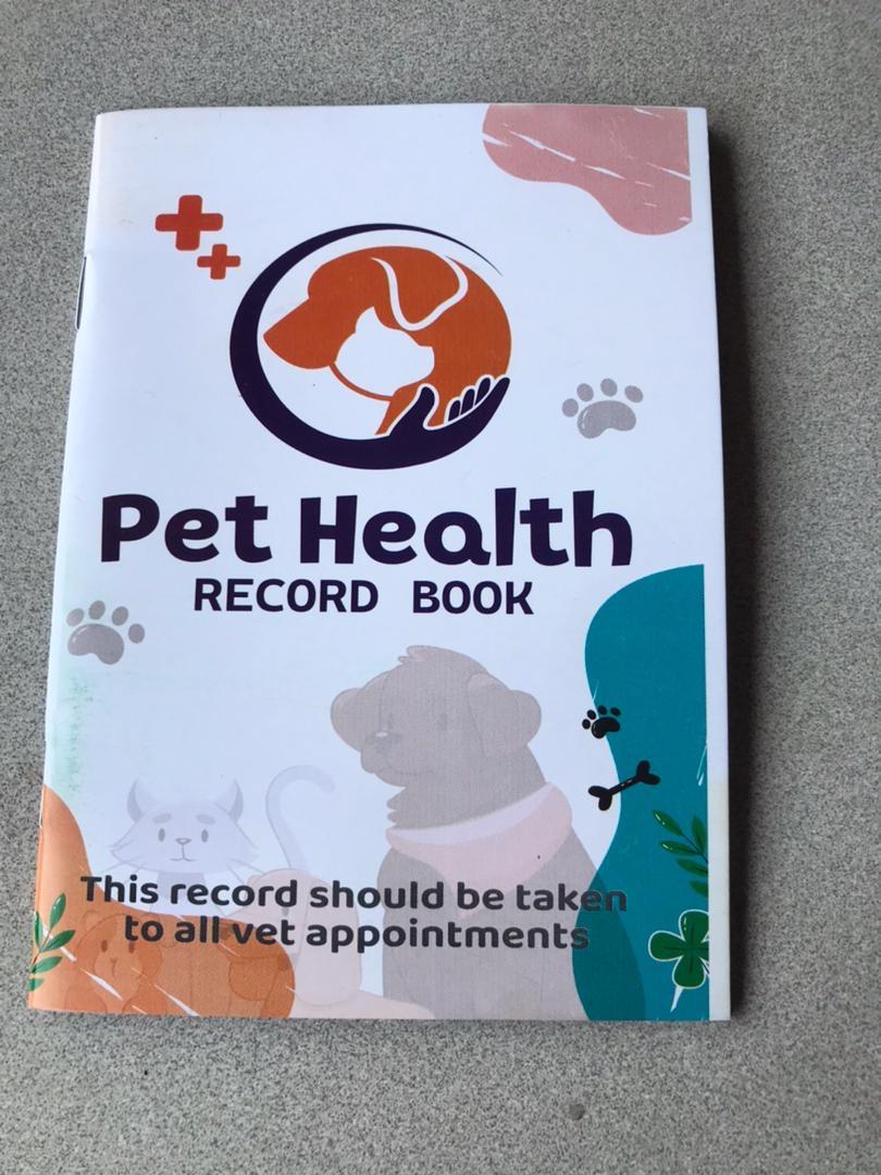 PET HEALTH RECORD BOOK