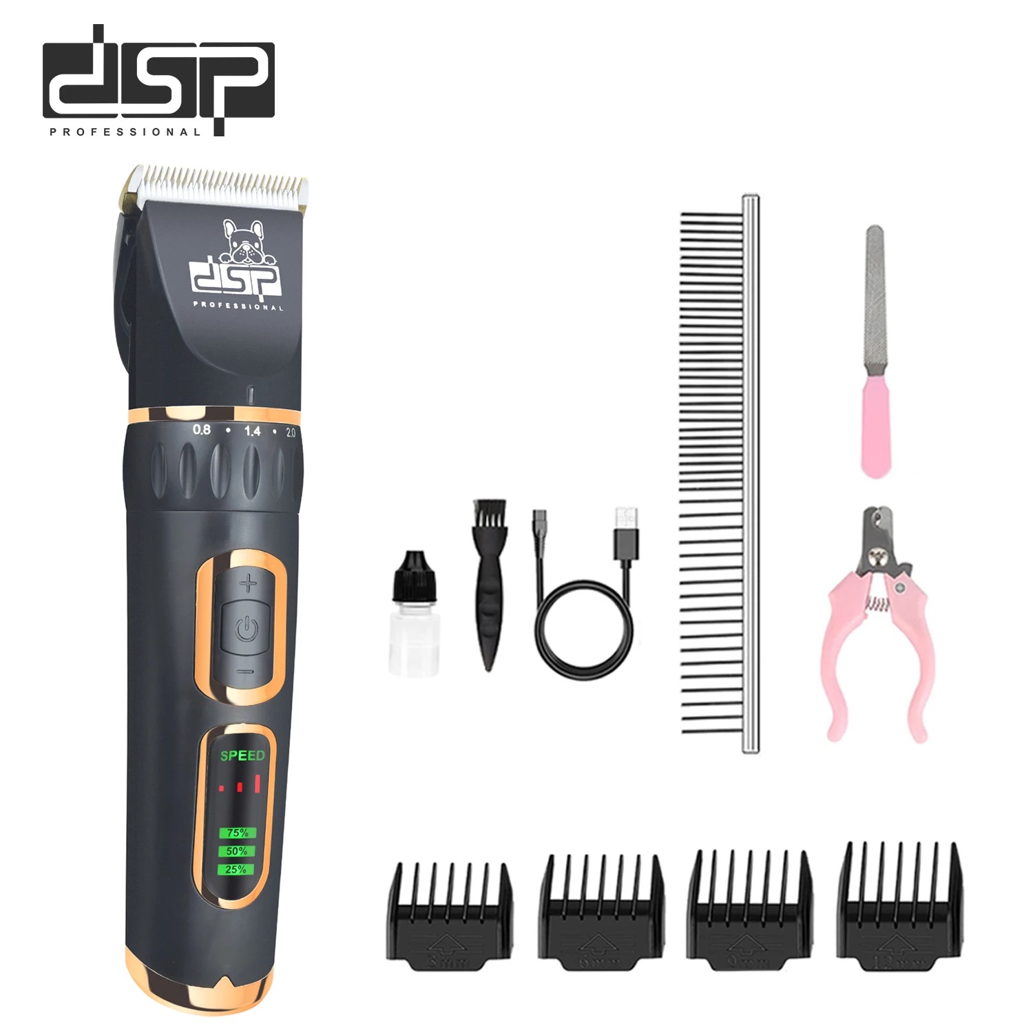 GROOMING CLIPPERS WITH ACCESSORIES