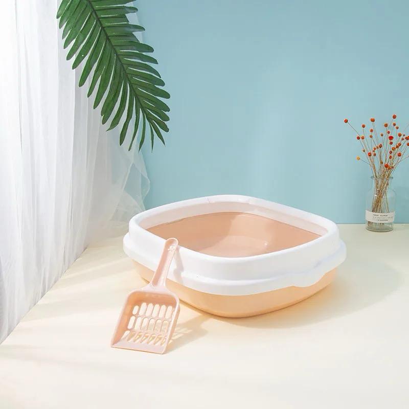 OPEN CAT LITTER BOX